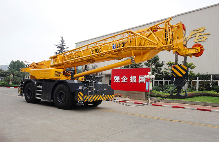 XCMG Official Rough Terrain 90 Ton Crane RT90U China New Off Road Crane Truck for Sale